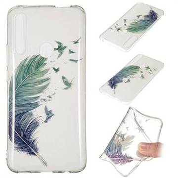 Bird Feathers Super Clear Soft TPU Back Cover for Huawei P Smart Z (2019)