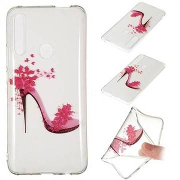 Flower High Heels Super Clear Soft TPU Back Cover for Huawei P Smart Z (2019)