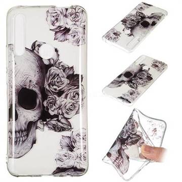 Skull Rose Super Clear Soft TPU Back Cover for Huawei P Smart Z (2019)
