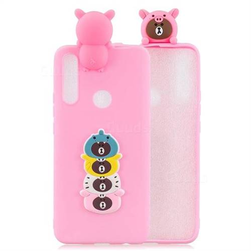 Expression Bear Soft 3D Climbing Doll Soft Case for Huawei P Smart Z (2019)