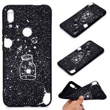 Travel The Universe Chalk Drawing Matte Black TPU Phone Cover for Huawei P Smart Z (2019)