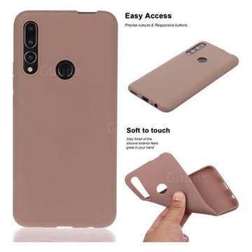 Soft Matte Silicone Phone Cover for Huawei P Smart Z (2019) - Khaki