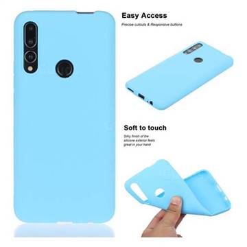 Soft Matte Silicone Phone Cover for Huawei P Smart Z (2019) - Sky Blue