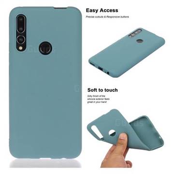 Soft Matte Silicone Phone Cover for Huawei P Smart Z (2019) - Lake Blue