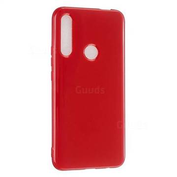 2mm Candy Soft Silicone Phone Case Cover for Huawei P Smart Z (2019) - Hot Red