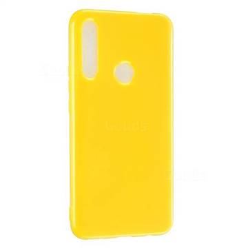 2mm Candy Soft Silicone Phone Case Cover for Huawei P Smart Z (2019) - Yellow