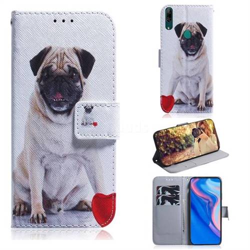 Pug Dog PU Leather Wallet Case for Huawei P Smart Z (2019)