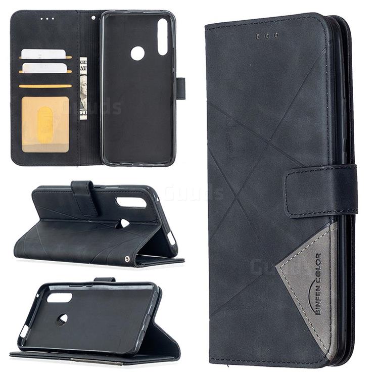 Binfen Color BF05 Prismatic Slim Wallet Flip Cover for Huawei P Smart Z (2019) - Black