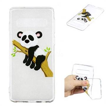 Tree Panda Super Clear Soft TPU Back Cover for Samsung Galaxy S10 (6.1 inch)