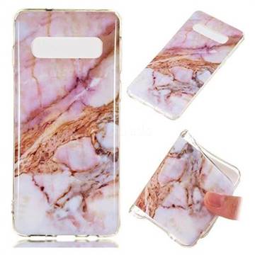 Classic Powder Soft TPU Marble Pattern Phone Case for Samsung Galaxy S10 (6.1 inch)