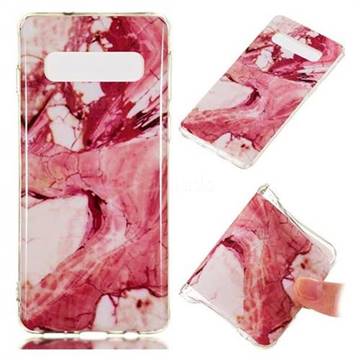 Pork Belly Soft TPU Marble Pattern Phone Case for Samsung Galaxy S10 (6.1 inch)