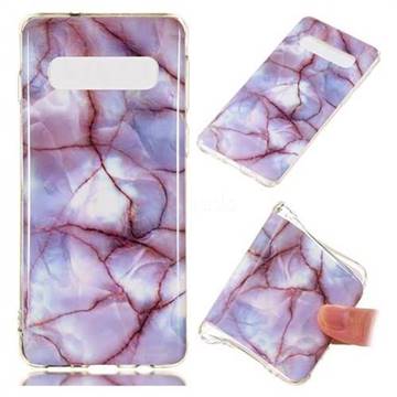 Earth Soft TPU Marble Pattern Phone Case for Samsung Galaxy S10 (6.1 inch)