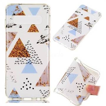 Hill Soft TPU Marble Pattern Phone Case for Samsung Galaxy S10 (6.1 inch)