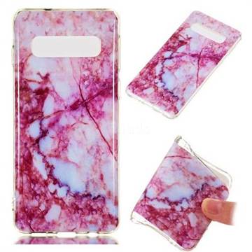 Bloodstone Soft TPU Marble Pattern Phone Case for Samsung Galaxy S10 (6.1 inch)