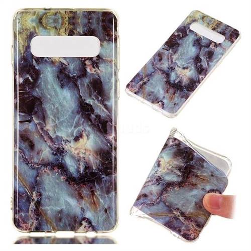 Rock Blue Soft TPU Marble Pattern Case for Samsung Galaxy S10 (6.1 inch)