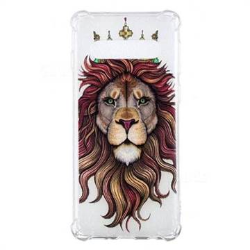 Lion King Anti-fall Clear Varnish Soft TPU Back Cover for Samsung Galaxy S10 (6.1 inch)