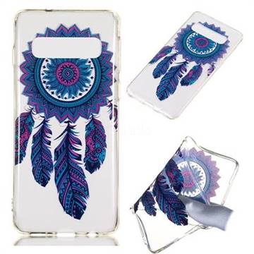 Blue Wind Chimes Super Clear Soft TPU Back Cover for Samsung Galaxy S10 (6.1 inch)
