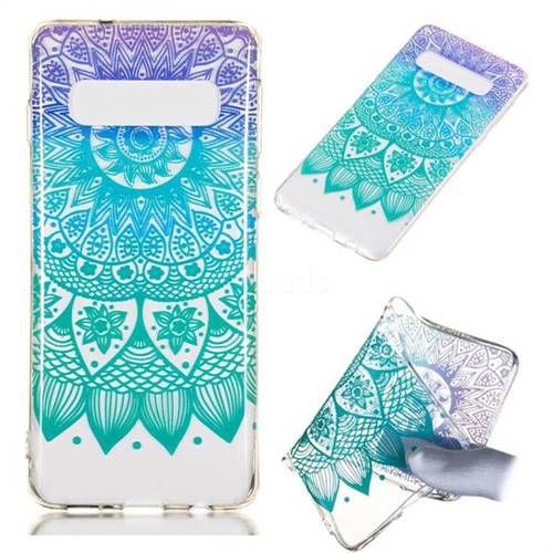 Mandala Wind Chimes Super Clear Soft TPU Back Cover for Samsung Galaxy S10 (6.1 inch)