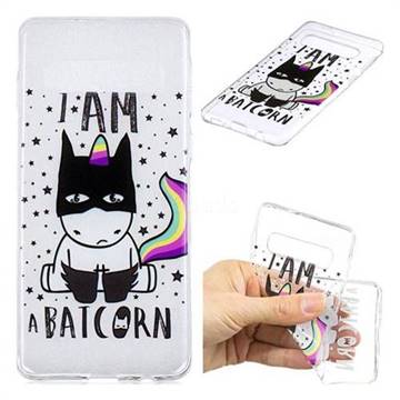 Batman Clear Varnish Soft Phone Back Cover for Samsung Galaxy S10 (6.1 inch)