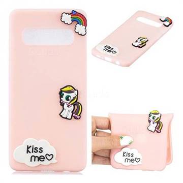 Kiss me Pony Soft 3D Silicone Case for Samsung Galaxy S10 (6.1 inch)
