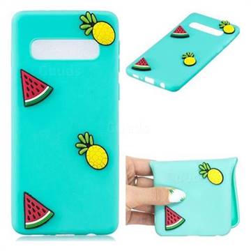 Watermelon Pineapple Soft 3D Silicone Case for Samsung Galaxy S10 (6.1 inch)