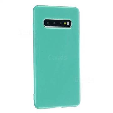 2mm Candy Soft Silicone Phone Case Cover for Samsung Galaxy S10 (6.1 inch) - Light Blue
