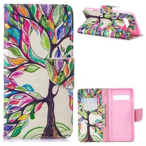 The Tree of Life Leather Wallet Case for Samsung Galaxy S10 (6.1 inch)
