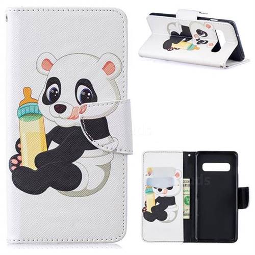 Baby Panda Leather Wallet Case for Samsung Galaxy S10 (6.1 inch)