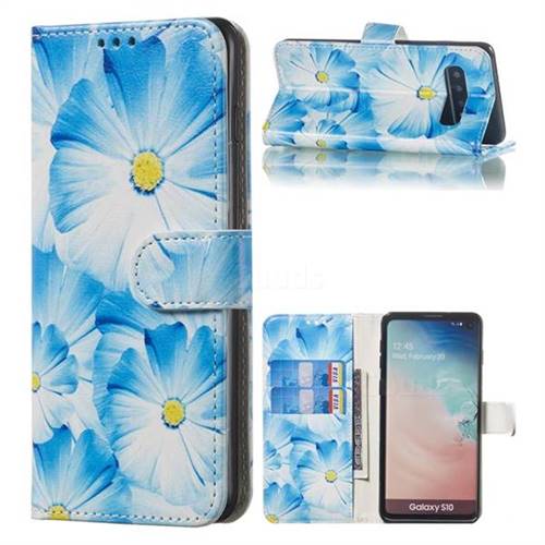 Orchid Flower PU Leather Wallet Case for Samsung Galaxy S10 (6.1 inch)