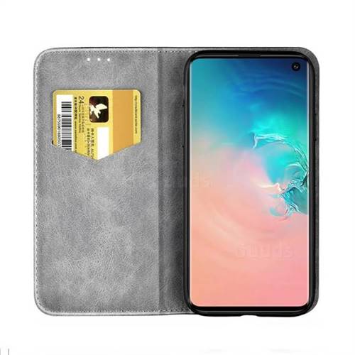 Classic Business Ultra Slim Magnetic Sucking Stitching Flip Cover for ...