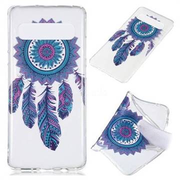 Blue Wind Chimes Super Clear Soft TPU Back Cover for Samsung Galaxy S10 5G (6.7 inch)