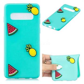 Watermelon Pineapple Soft 3D Silicone Case for Samsung Galaxy S10 5G (6.7 inch)