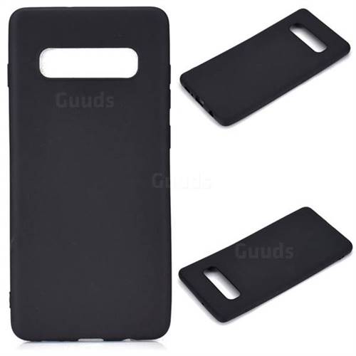 Candy Soft Silicone Protective Phone Case for Samsung Galaxy S10 5G (6.7 inch) - Black