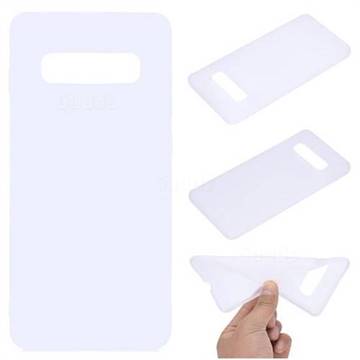 Candy Soft TPU Back Cover for Samsung Galaxy S10 5G (6.7 inch) - White