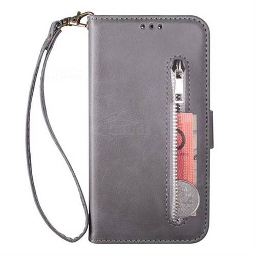 Retro Calfskin Zipper Leather Wallet Case Cover for Samsung Galaxy S10 ...