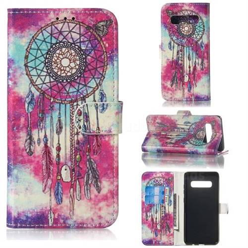 Butterfly Chimes PU Leather Wallet Case for Samsung Galaxy S10 5G (6.7 inch)
