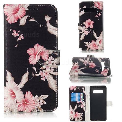 Azalea Flower PU Leather Wallet Case for Samsung Galaxy S10 5G (6.7 inch)