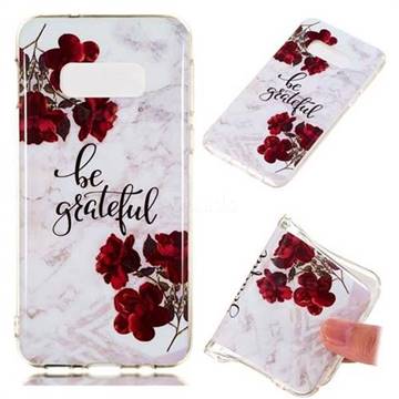 Rose Soft TPU Marble Pattern Phone Case for Samsung Galaxy S10e(5.8 inch)