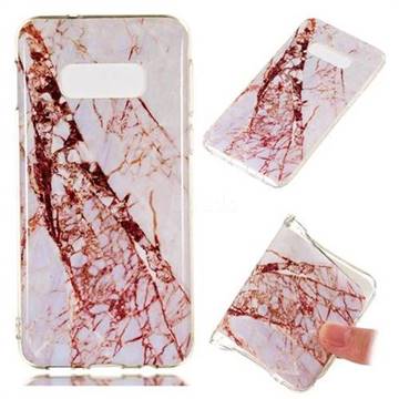 White Crushed Soft TPU Marble Pattern Phone Case for Samsung Galaxy S10e(5.8 inch)