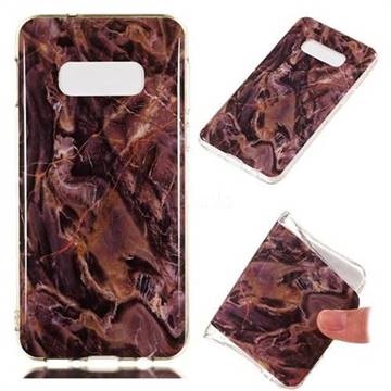 Brown Soft TPU Marble Pattern Phone Case for Samsung Galaxy S10e(5.8 inch)
