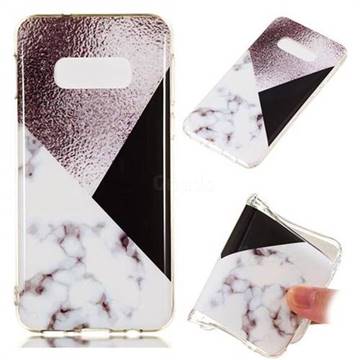 Black white Grey Soft TPU Marble Pattern Phone Case for Samsung Galaxy S10e(5.8 inch)