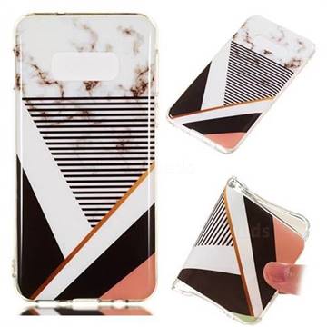 Pinstripe Soft TPU Marble Pattern Phone Case for Samsung Galaxy S10e(5.8 inch)
