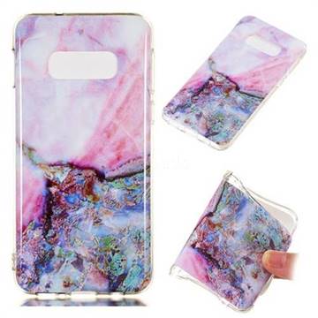 Purple Amber Soft TPU Marble Pattern Phone Case for Samsung Galaxy S10e(5.8 inch)