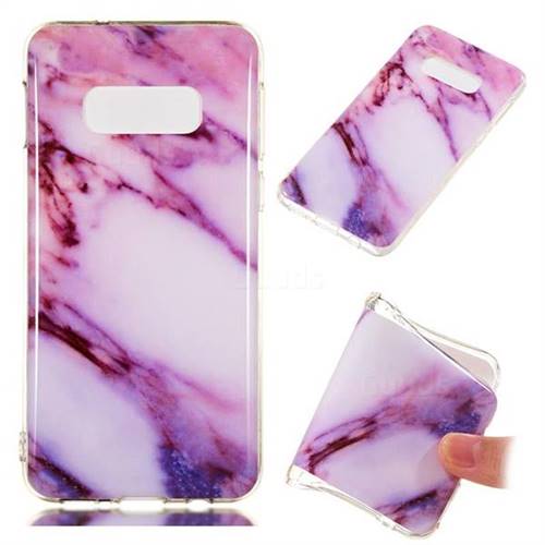 Purple Soft TPU Marble Pattern Case for Samsung Galaxy S10e(5.8 inch)