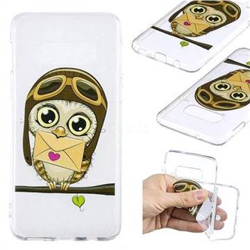 Envelope Owl Super Clear Soft TPU Back Cover for Samsung Galaxy S10e(5.8 inch)
