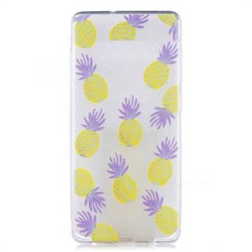 Carton Pineapple Super Clear Soft TPU Back Cover for Samsung Galaxy S10e(5.8 inch)