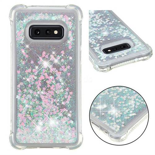 Dynamic Liquid Glitter Sand Quicksand Star TPU Case for Samsung Galaxy S10e (5.8 inch) - Pink