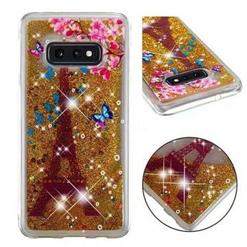 Golden Tower Dynamic Liquid Glitter Quicksand Soft TPU Case for Samsung Galaxy S10e (5.8 inch)