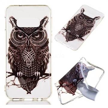 Staring Owl Super Clear Soft TPU Back Cover for Samsung Galaxy S10e (5.8 inch)