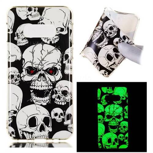 Red-eye Ghost Skull Noctilucent Soft TPU Back Cover for Samsung Galaxy S10e (5.8 inch)